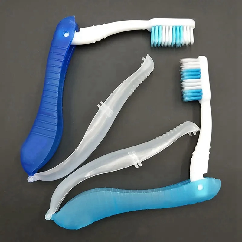 Sports Travel Hygiene Oral Portable Disposable Folding Travel Camping Toothbrush Hiking Toothbrush Cleaning Tools