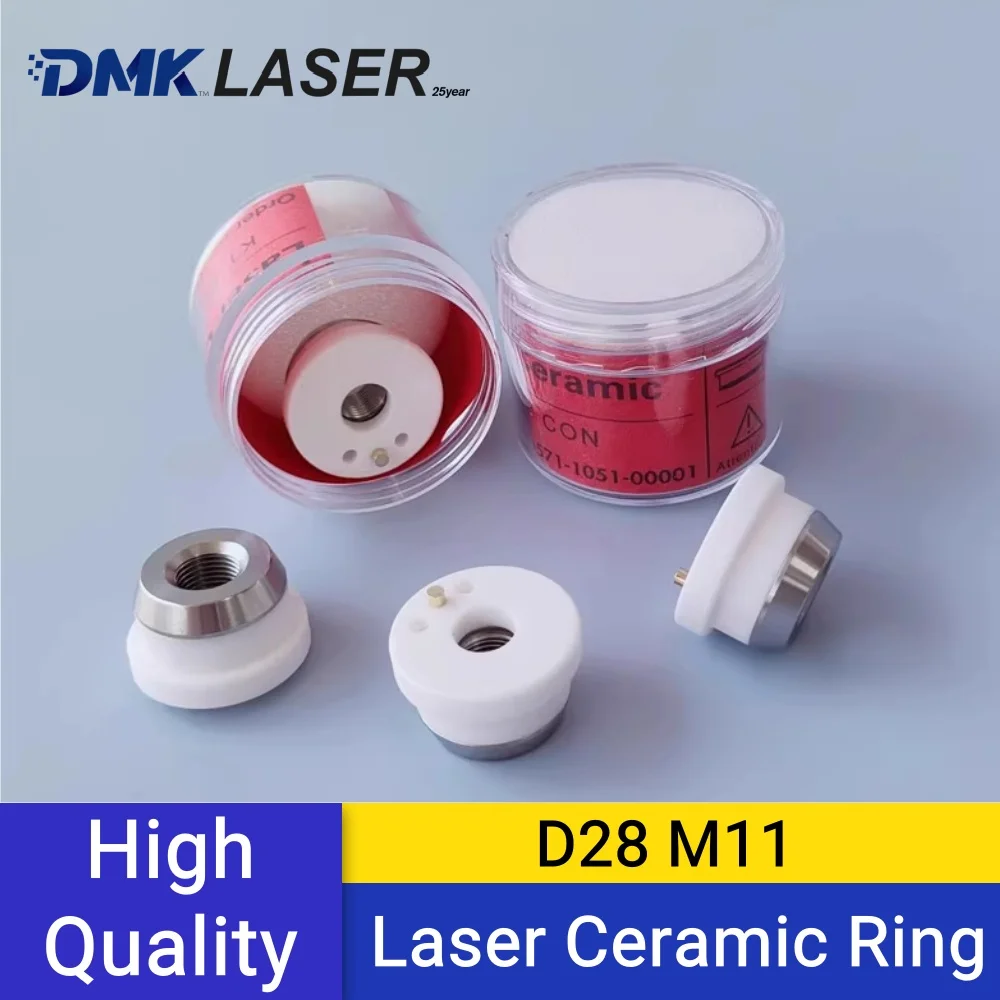 DMK laser ceramic ring D28 M11 Nozzle Holder Ring Connector Holder for For Raytools WSX Precitec HSG HANS laser Cutting Head