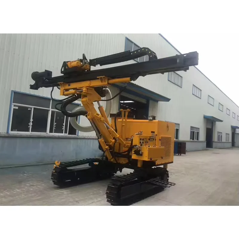 Portable DTH Drill Rig Machine Efficient Drilling in Various Applications Compact Powerful Equipment for Construction and Mining