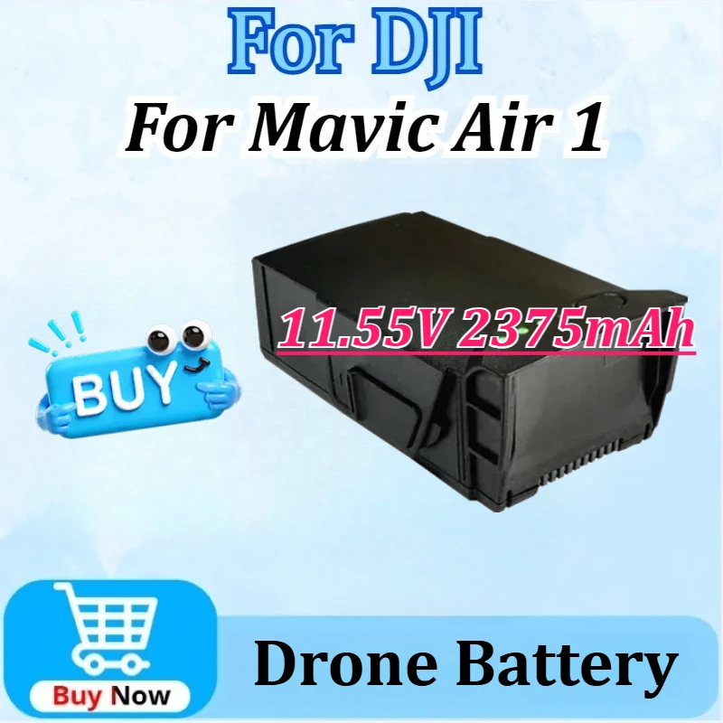 

New Replacement Upgraded 11.55V 2375mAh 27.43Wh for DJI Mavic Air 1 Battery 21 Minutes of Flight Time Intelligent Flight Battery