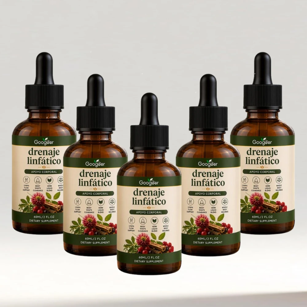 Lymphatic Drainage Drops 59ml 1-10Box, Natural Herbal Extracts For Unisex Gentle Relieve Swelling Stronger Immune