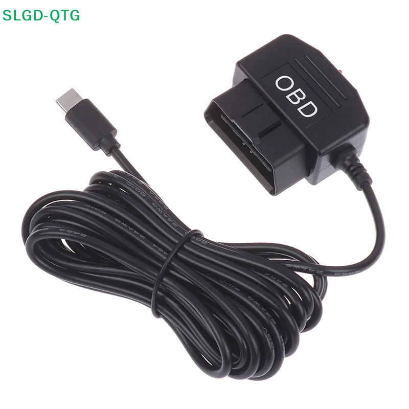 novo-cabo-de-alimentacao-obd-para-tipo-c-para-camera-veicular-dvr-acessorio-automotivo-com-protecao-de-bateria-e-monitoramento-24h-de-estacionamento
