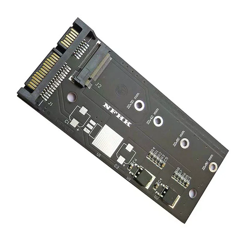 B+M Key SATA M.2 NGFF SSD to SATA3 Adapter M.2 to SATA Expansion Card Raiser