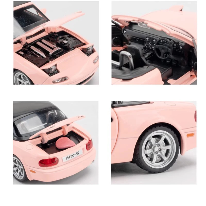 Open Cars 1:32 Alloy Diecast  Simulation Exquisite Model Toys Cute Appearance Sound Light Boy girl toys birthday Gifts