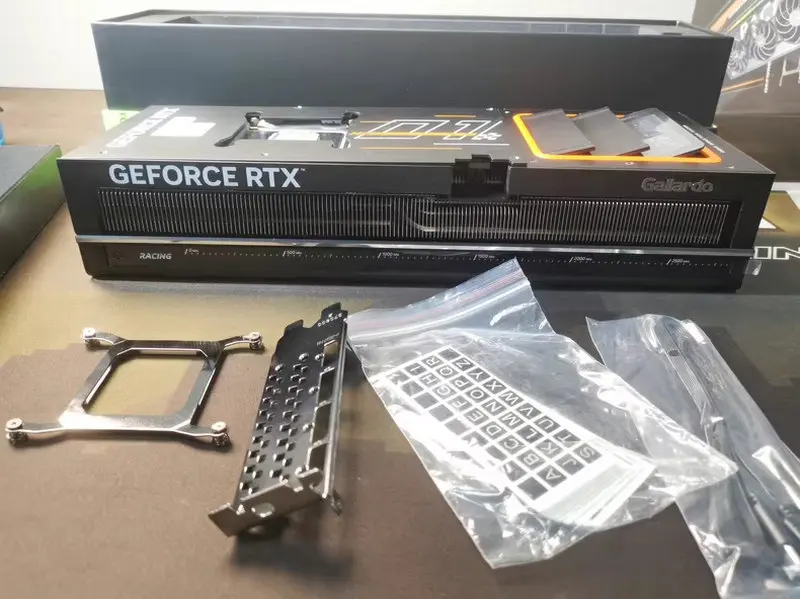 The Cooler Radiator for Manli GeForce RTX5090 Graphics Video Card with Backplate