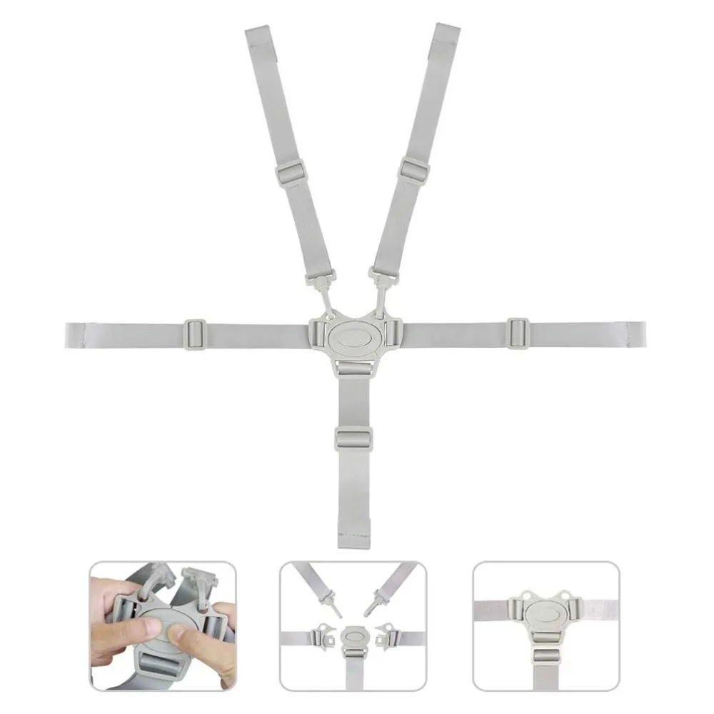 Poussette Durable avec Ceinture de Sécurité pour Enfant, Siège Haut, Environnement 5 Point SFP