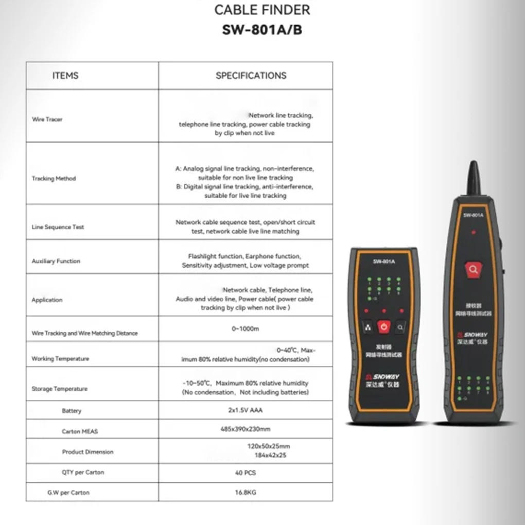 ABS Reliable Network Cable Tester For Secure And Stable Connections Versatile Compatibility Rj