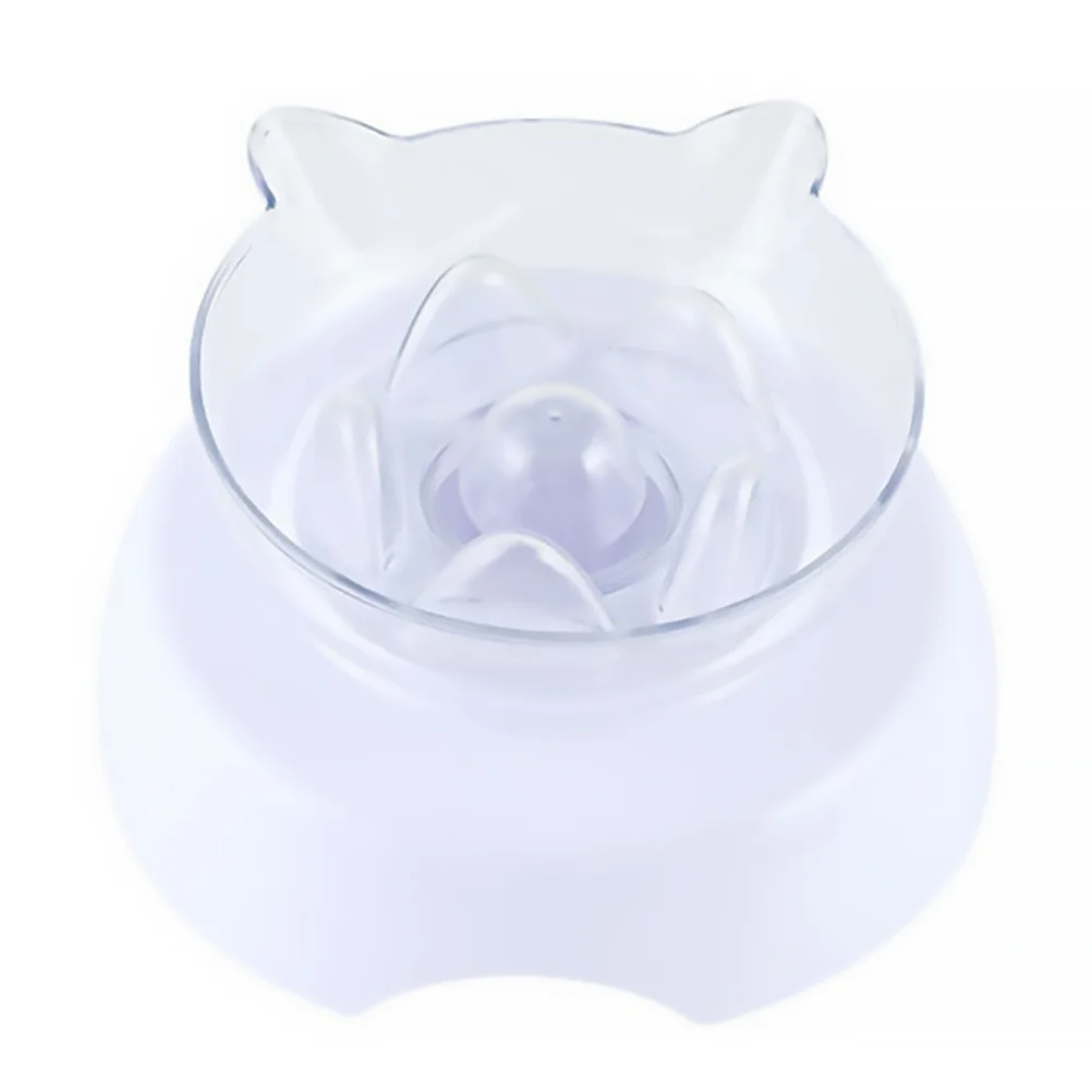 

Pet Feeder Premium Material 15 Degree Tilted Cat Bowl Smooth Surface Easy Clean Anti-Slip Base for Cats Decoration