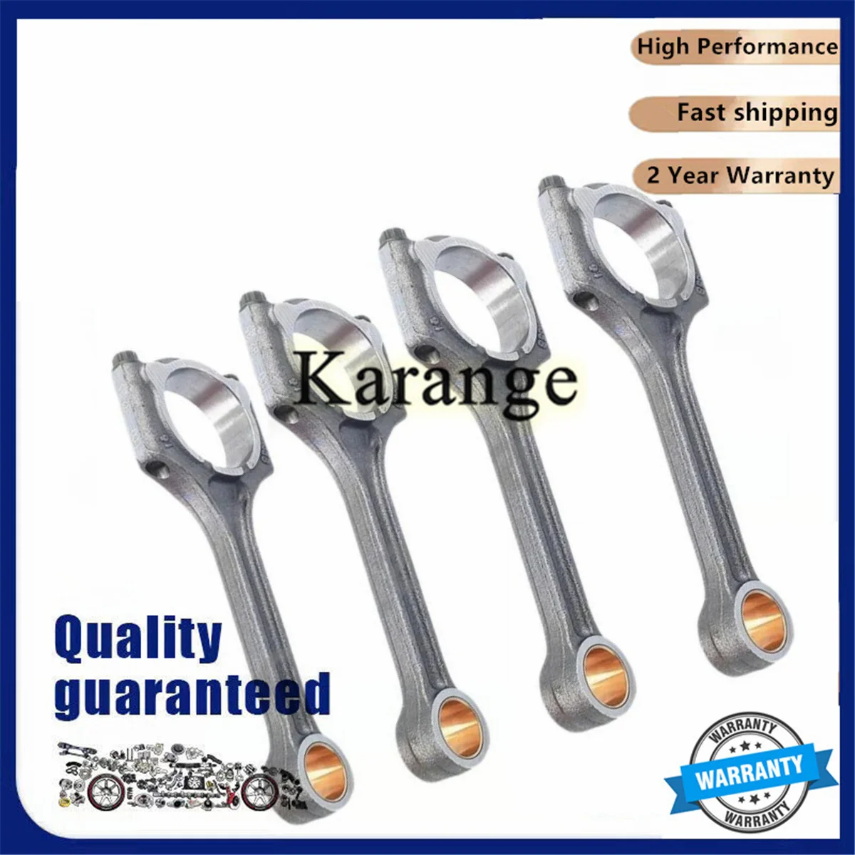 

23510-2E001 23510-2E410 23510-2E400 23500-2E400 23510-2E001S 4PCS Connecting Rod for Kia Soul Forte Forte5 Optima For Hyundai