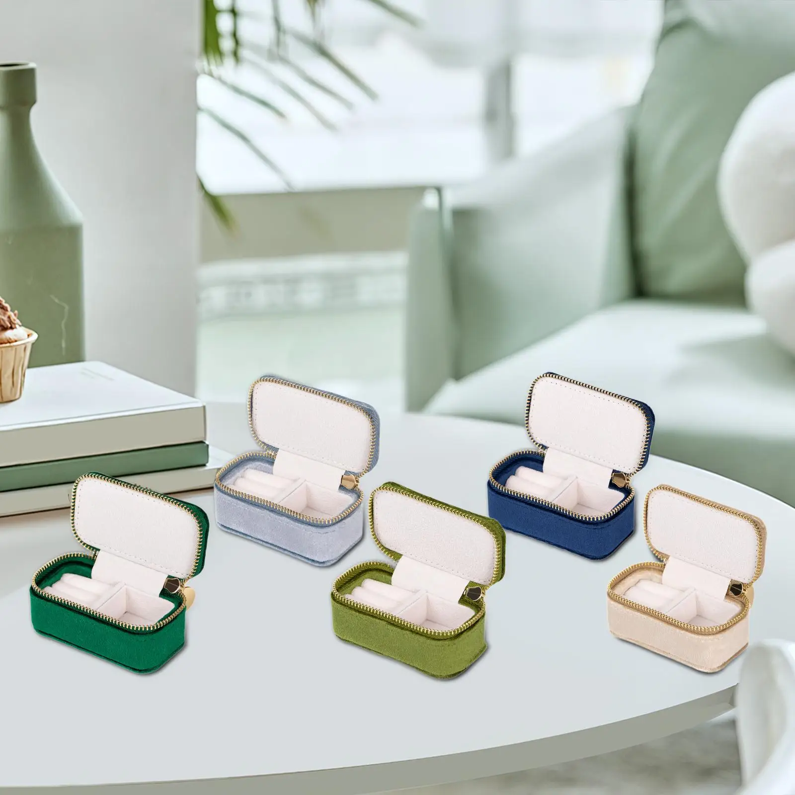 

Портативная коробка для хранения ювелирных изделий, портативная коробка для безделушек, женский подарок, маленькая шкатулка для драгоценностей, дорожный футляр для ювелирных изделий, колец, ожерелий, шпилек для ушей