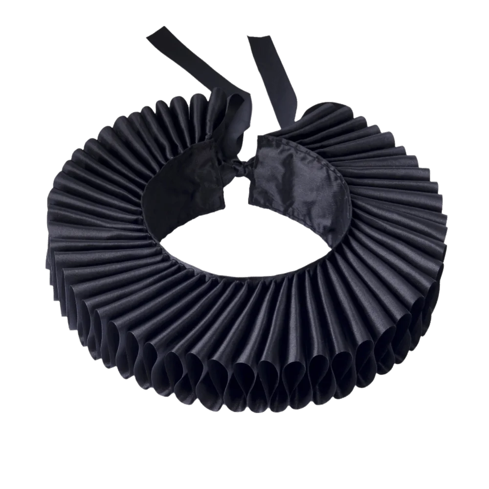 

Шикарный съемный воротник с рюшами в стиле Шекспира, элегантный оперный Ренессанс, накладной воротник, винтажный белый ретро воротник с рюшами на свадьбу