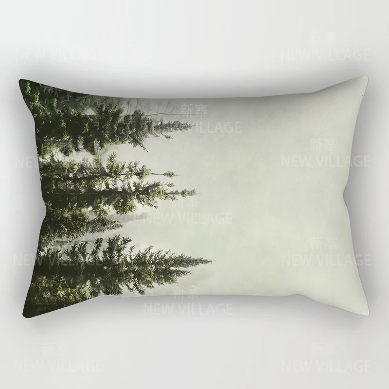 Modern Decorative Cushion Home Living Room Decor Throw Pillow Cover 48*74 30x50cm 40x60cm 50x70cm Abstract plant leaf flower