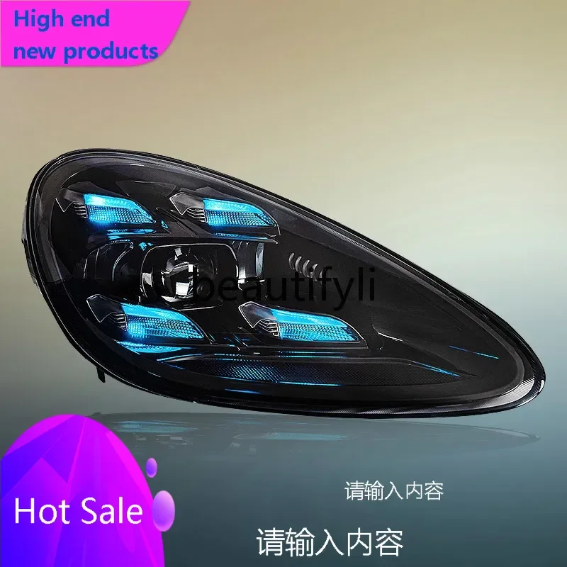 

Фара Cayenne в сборе 11-14, модифицированные новые светодиодные фары с матричными линзами