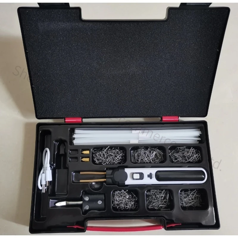 دباسة ساخنة من الليثيوم أيون، مسدس لحام لإصلاح المصد البلاستيكي، مكواة لحام كهربائية لاسلكية لإصلاح جسم السيارة