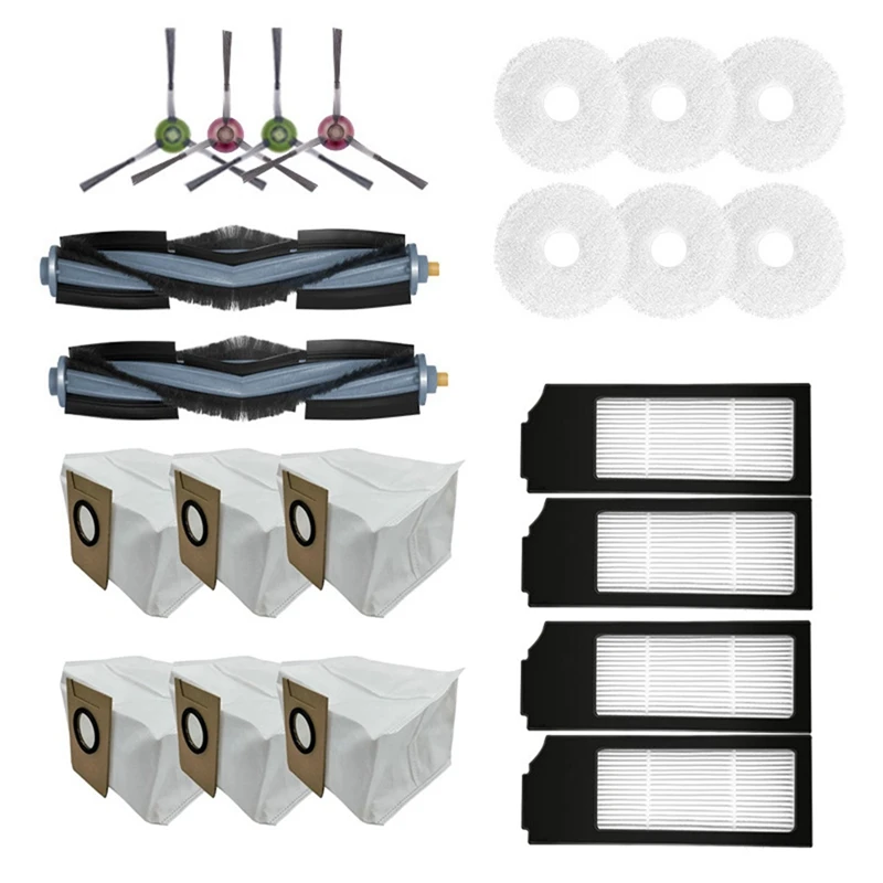 Filtro Hepa spazzola laterale spazzola principale panni per mocio per Ecovacs Deebot X1 TURBO OMNI Robot aspirapolvere pezzi di ricambio