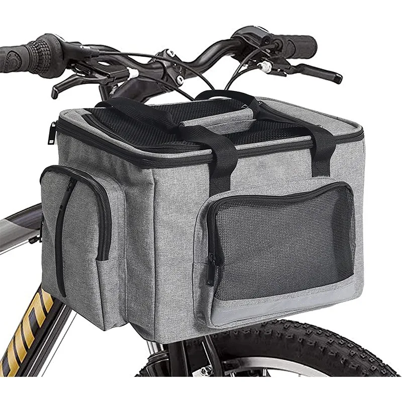 

Multifunctional Portable Shoulder Pet Bicycle Handlebar Bag for Cats & Dogs Going Out