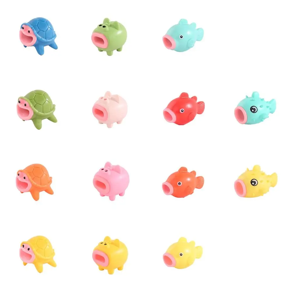 Artificial Soft Squeeze Sensory Toys Stretch Squeezing Cartoon Tortoise Squeeze Toy Cute Globefish Fish Fidget Toys Boy