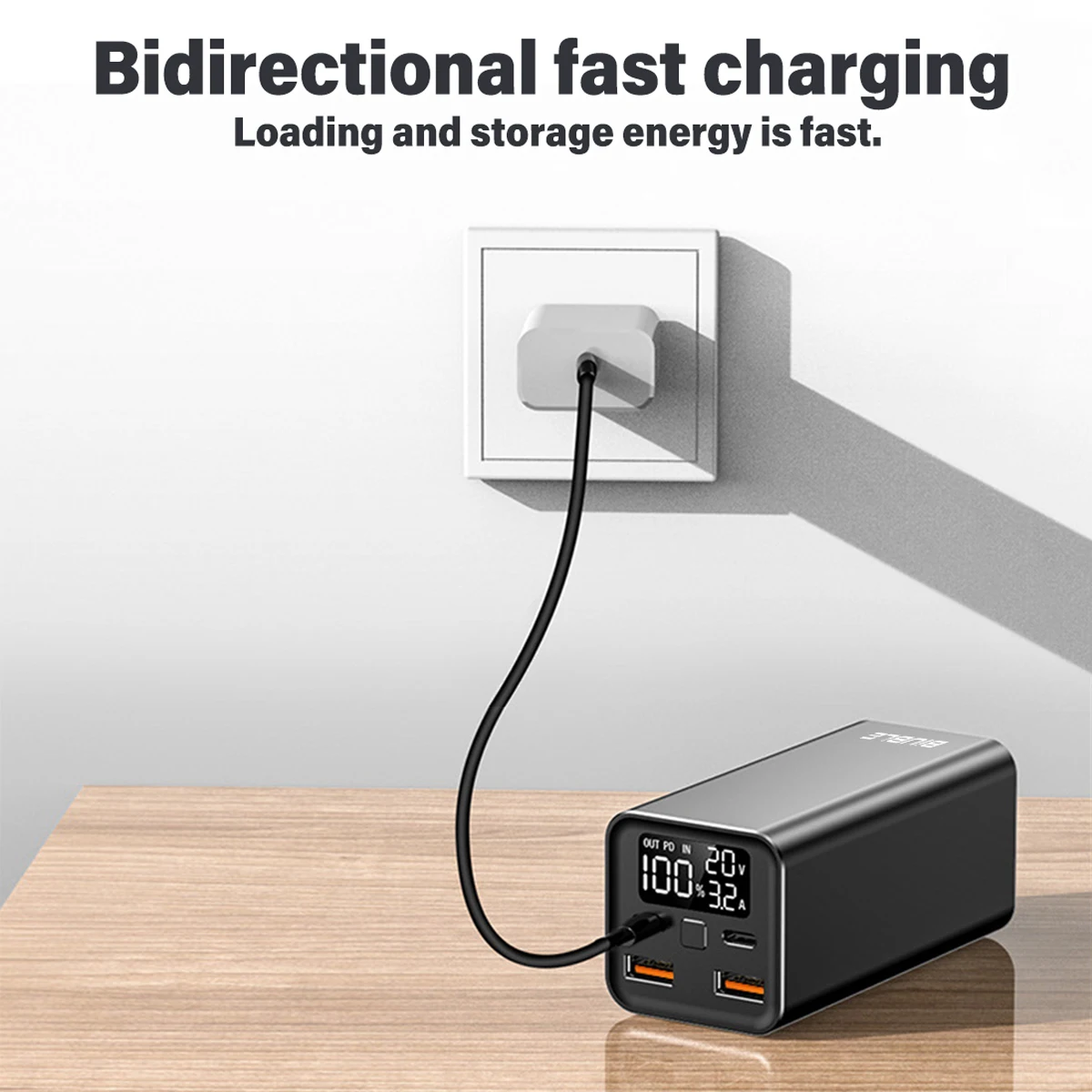 20000 mAh Externe Power Bank Typ C PD 100 W Schnelle Aufladen Power Batterie Ladegerät Für Smartphone Laptop Tablet iPhone Xiaomi