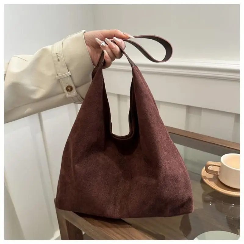 Grand sac conviviale ré rétro pour femme, sac à bandoulière simple, sac de consultation texturé haut de gamme, nouveau, automne et hiver