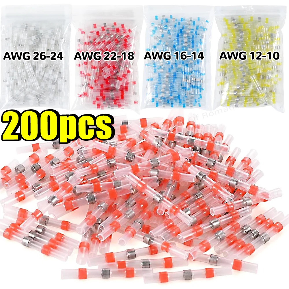 Wasserdichte Lötdichtung, Schrumpfschlauchhülsen, elektrischer Drahtverbinder, Stoßspleißklemmen, Schrumpfkabelverbinder