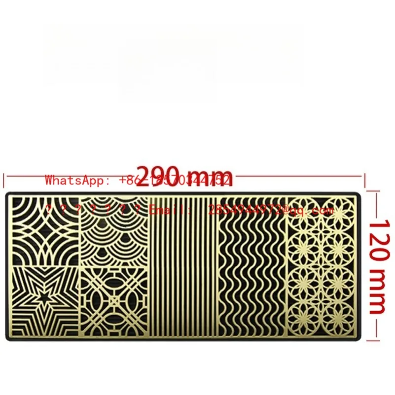 L Bartender Ice Block Pattern Embossed Ice Label Texture Pure Copper Mold