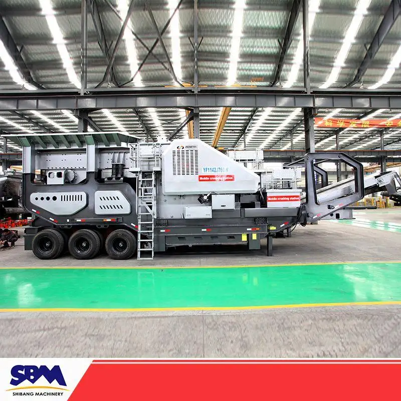 Hot Sale Portable Movable Gold Concrete Mobile  Crushing Use Construction Manufacturing