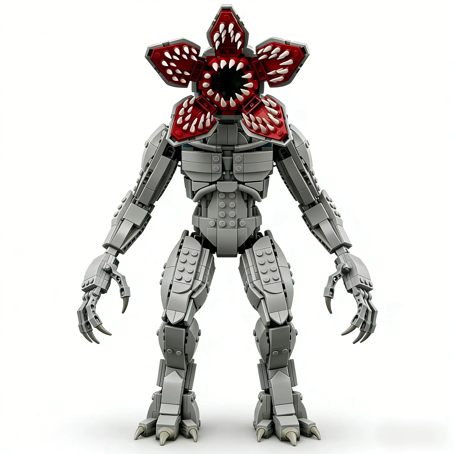 2026 New Series Demon Dog Demogorgon Carnivorous Plant Building Blocks Sci-Fi Thriller TV Play Monster Model Assembly Toys Gifts view 6