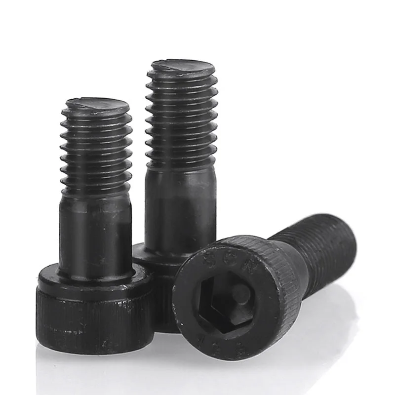 

M8 Hexagon Socket Head Screws Cylinder Half Tooth 28mm Hex Cheese Head Bolt Carbon Steel Grade 12.9 Black Screw Bolts