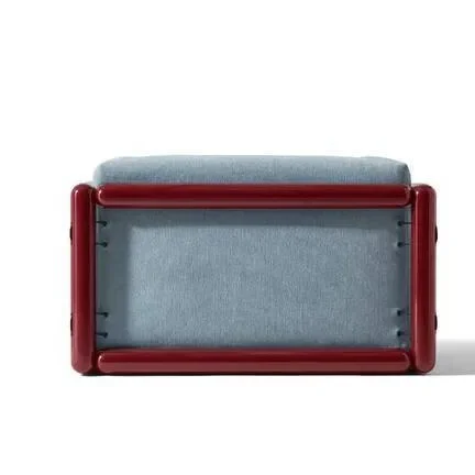 Italian minimalist fabric sofa new designer light luxury living room simple straight sofa