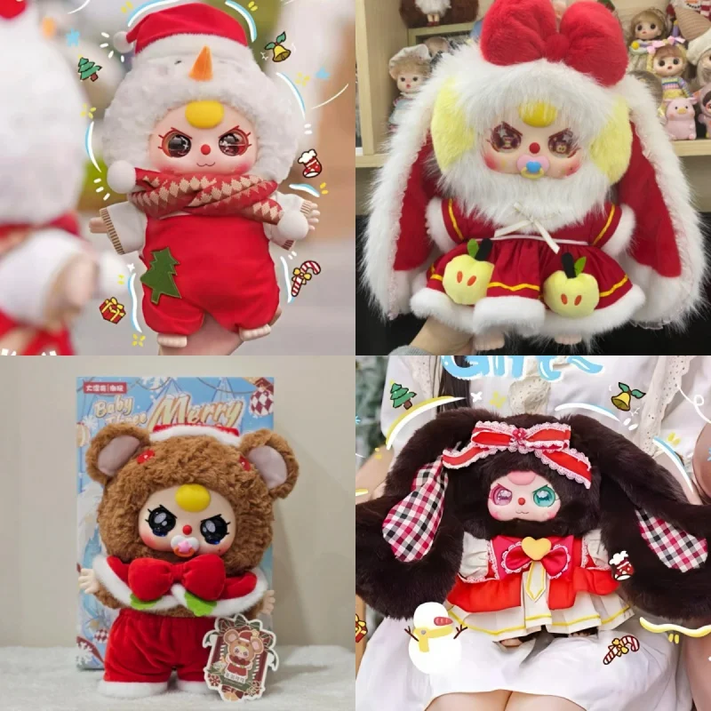 Original Baby Three Three Three Year Old Christmas 400% Second Generation Blind Box Action Figure Desktop Ornament Collection