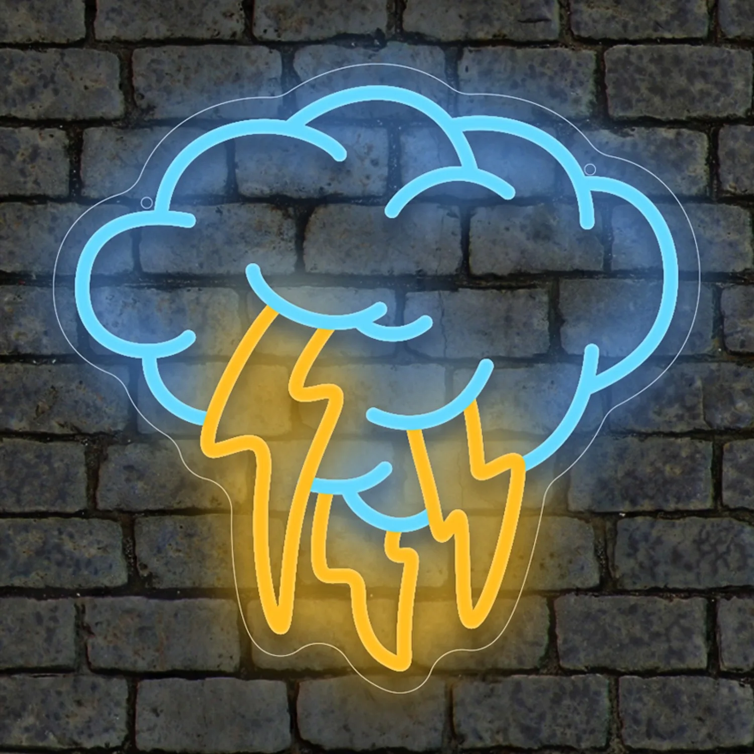

Cloud Lightning Neon Light USB-powered LED Neon Sign for Bedroom Weather Forecast Playback Background Game Room Man Cave Decor