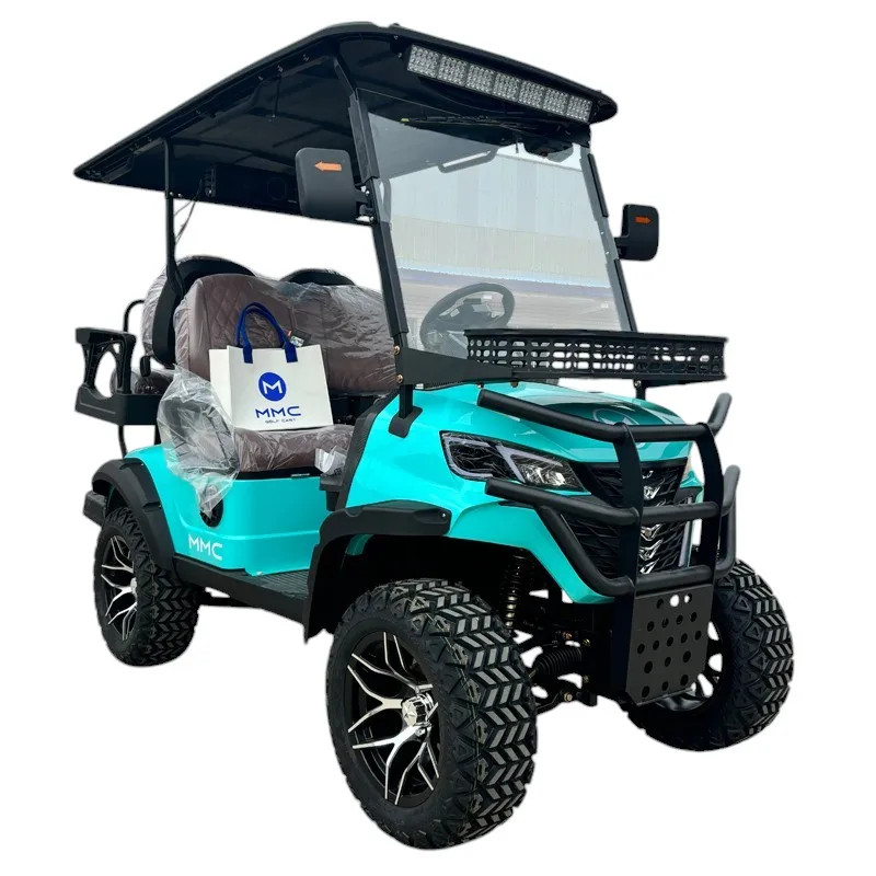 Hot Sale 48V Lithium Battery 4+2 Seat Electric off-Road Vehicle, Four-Wheel Golf Cart