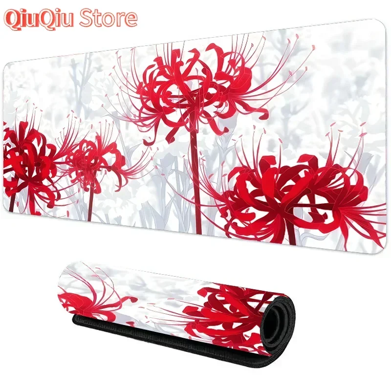 

Mandala flower game mouse pad Red keyboard pad XXL large table mat art carpet for laptop PC computer game player accessories