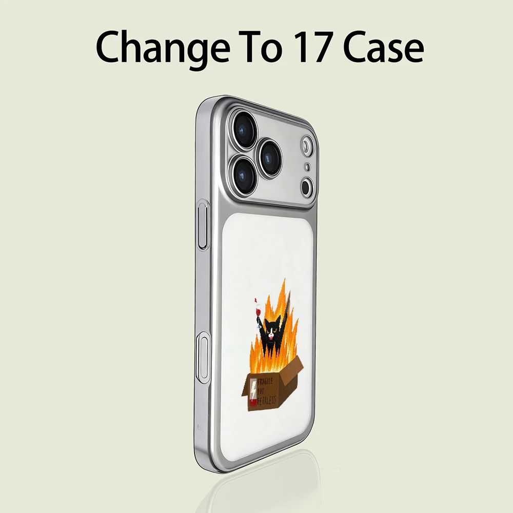 Lustige Schwarze Katze INS Niedliche Hülle für iPhone 13 15 Pro Max Hüllen iPhone 17 12 ProMax 11 14 16 17 Plus 17 Air Mattierte Beschichtung Hülle – Detail 7
