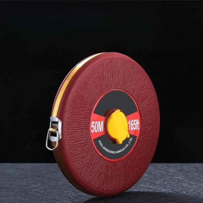 20/30/50/100M Long Tape Measure - Waterproof Fiberglass Surveying Tape for Construction