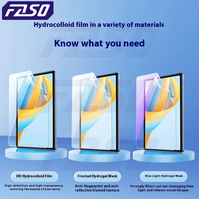 FASO 2pcs Pet Screen Protector For Samsung Galaxy Tab S7 Fe S9 Fe A9 Plus S6 Lite S7 S8 S9 A8 Plus Protective Clear Film No Glas image 5