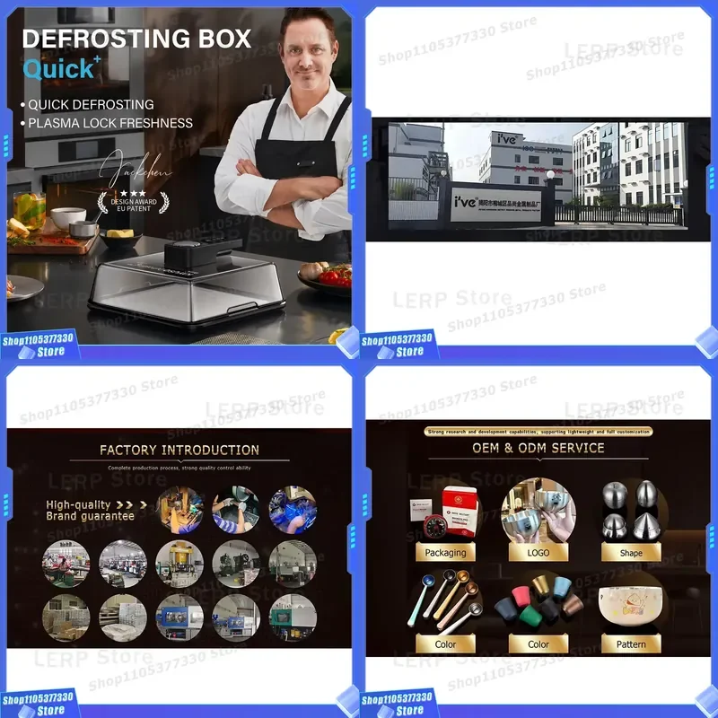 for Multifunctional Defroster Frozen Food Thawer Kitchen Gadgets Thawing Equipment
