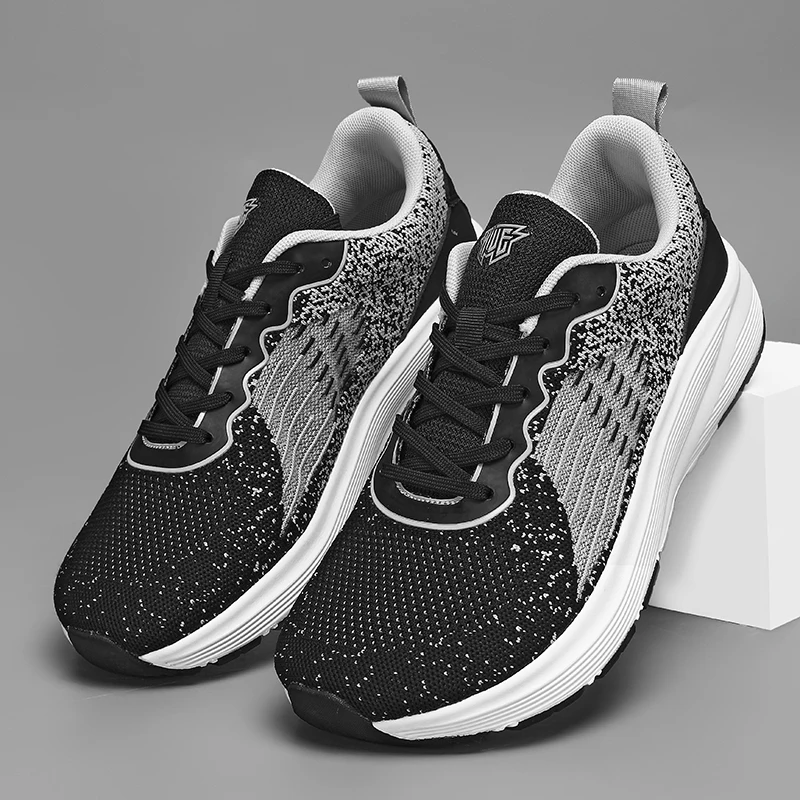 

46 plus size men's shoes summer new mesh casual sports shoes running shoes soft-soled flying woven shoes lovers jogging shoes 45