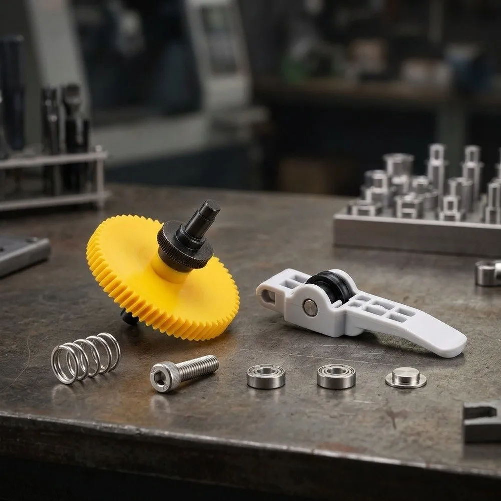 Extruder Gear Kit for BambuLab For A2L For 3D Printers Plastic Handle Metal Plastic Design for Balanced Performance