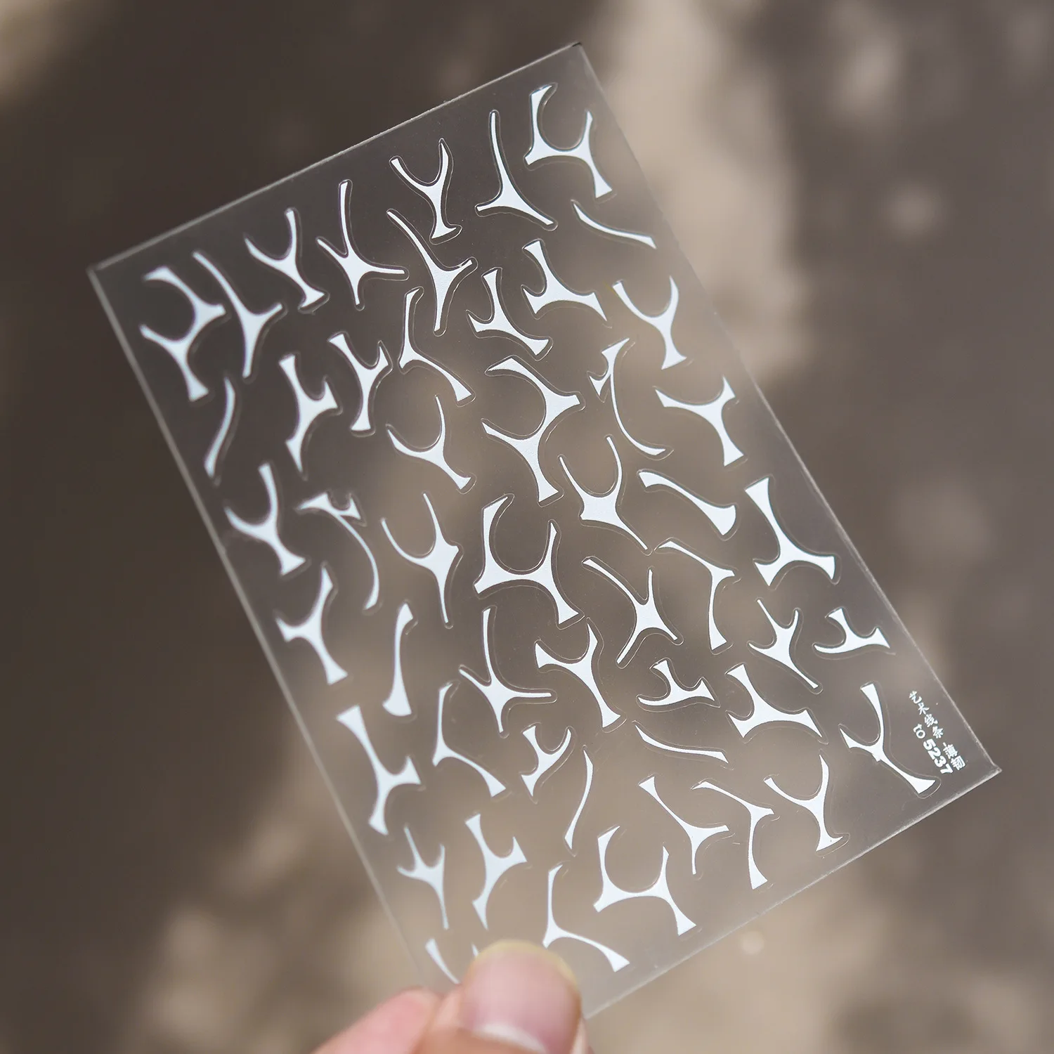 Y2K moderne minimalistische kunstlijnen nail art stickers manicure ontwerpen hoge kwaliteit zelfklevende zwart-witte sticker T-5237