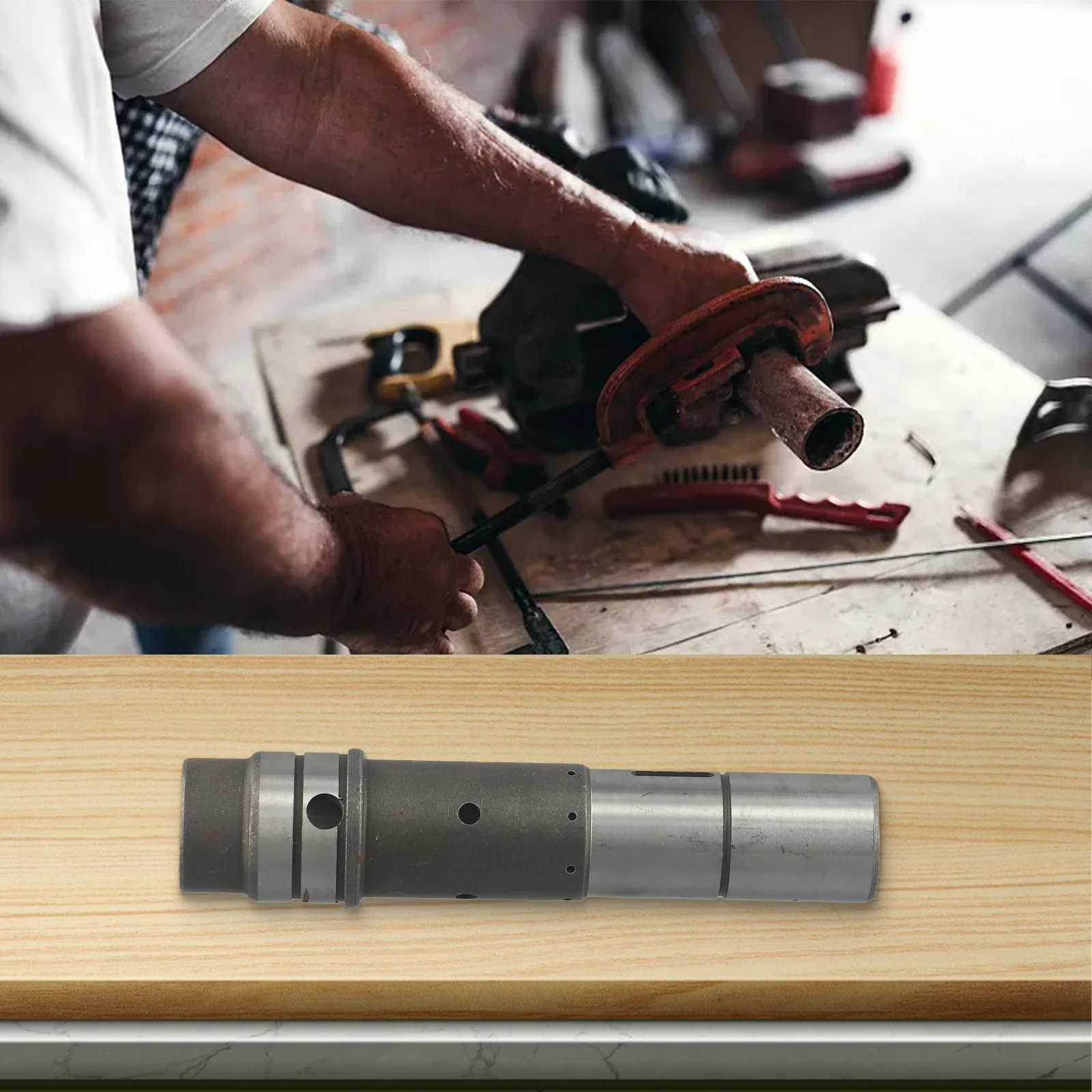 For Construction Projects Electric Hammer Cylinder Electric Hammer Cylinder Assembly Silver Color Spare Parts For Power Tool