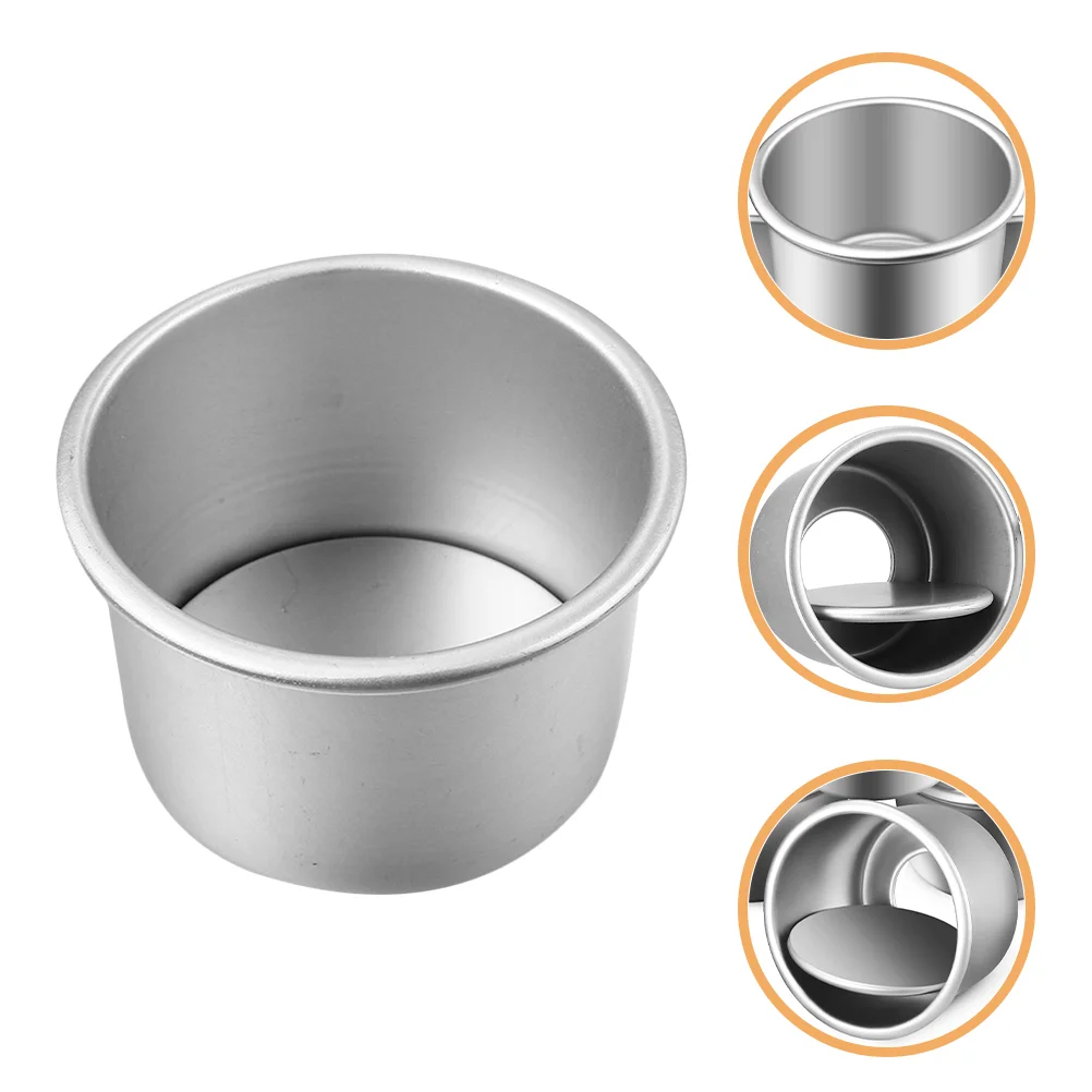 5 Pcs Aluminum Alloy Round Cake Molds Baking Pan Set Non stick Easy Release Perfect for Individual Fruit Pumpkin Pies Pot Pies