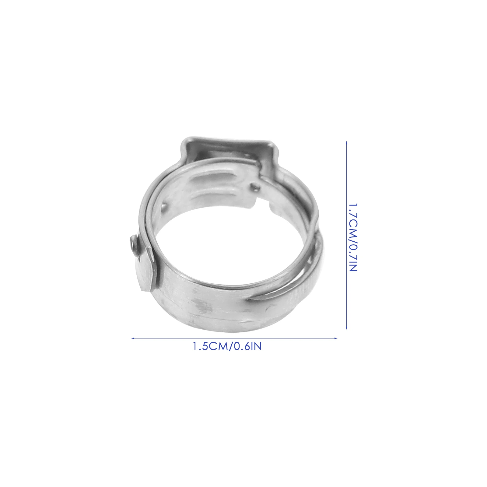 

70pcs Stainless Steel Hose Clamps 304 Crimp Rings Pex Tubing Pipe Fuel Line Garden Hose Heavy Duty Corrosion Resistant