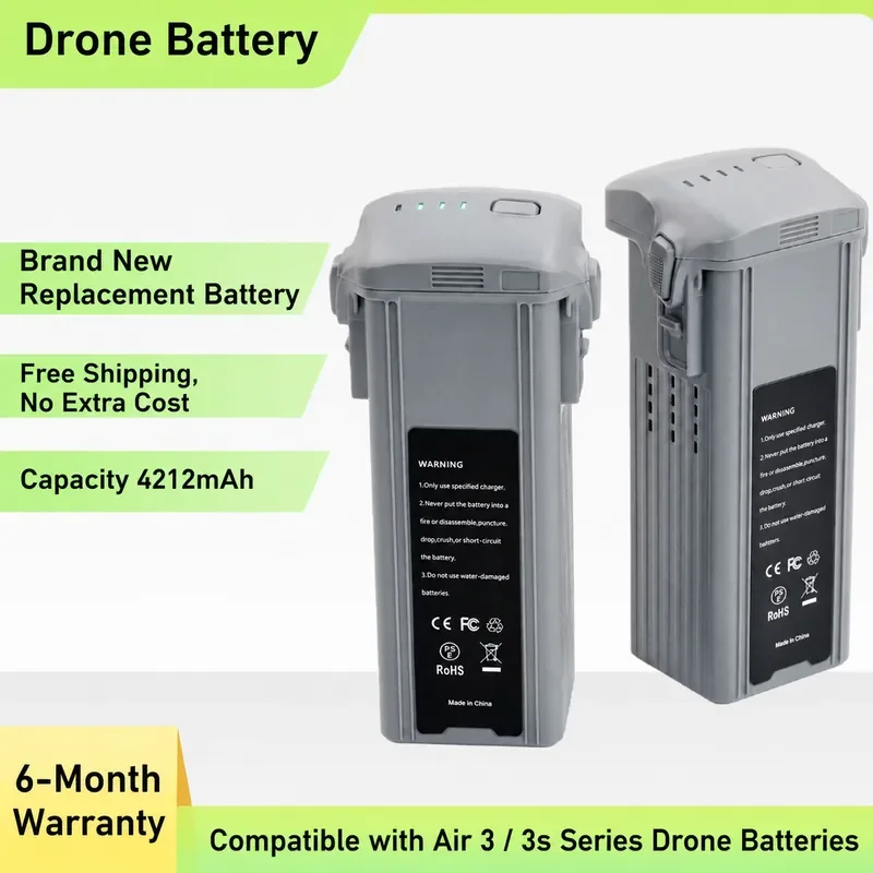for DJI Air 3 3S Battery 4241mAh Large Capacity Long Life Replacement Drone Battery New Sub Factory Quality