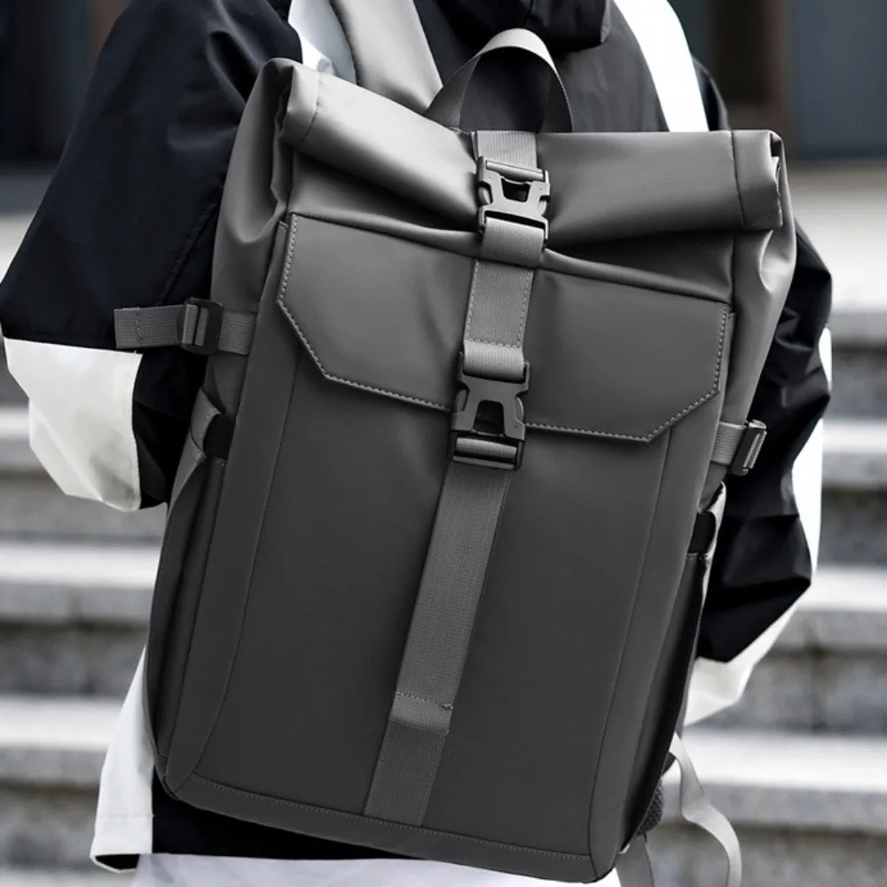 Mochila de ocio para hombre de gran capacidad, mochila de viaje ligera multicapa, mochila portátil impermeable para ordenador portátil para hombre