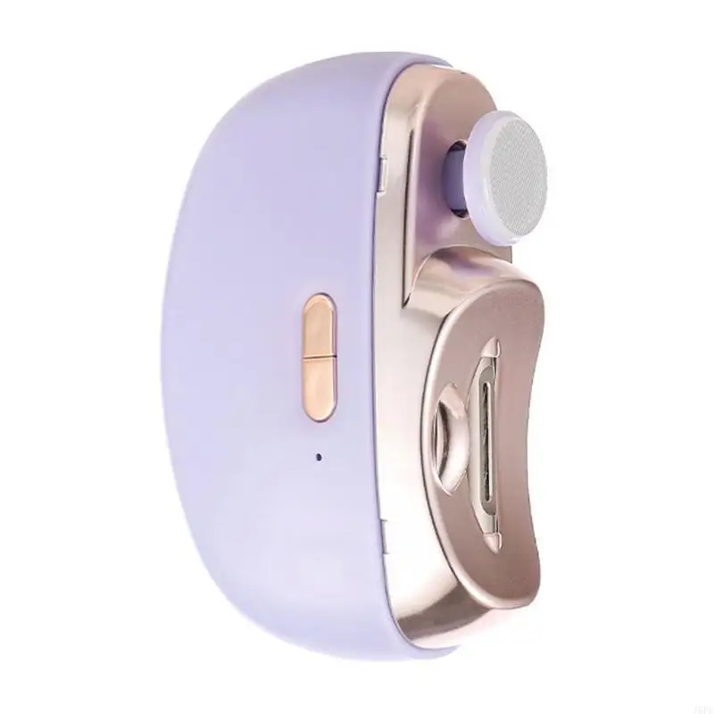 

J6PE Electric Automatic Clippers with 2 Speeds Fingernail Cutter Rechargeable Safety Fingernail Trimmer for Baby Kids