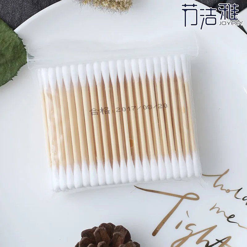 100pcs Double Head Cotton Swab Dust Removal Cleaning Tool For LCD Screen Motherboard Phone Repair #3