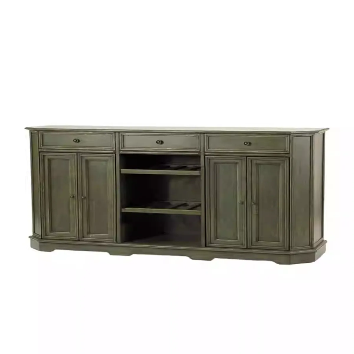 

American, neoclassical, simple, modern, solid wood, side cabinet