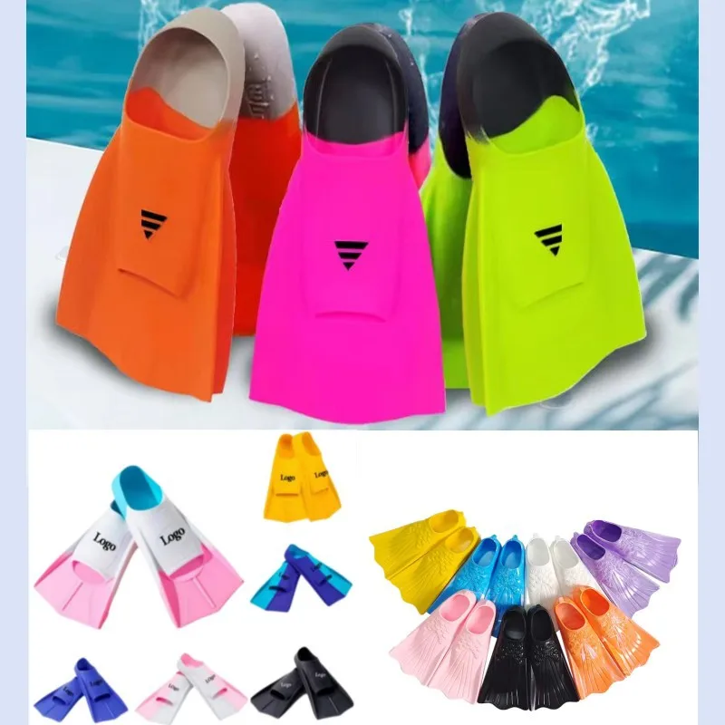 

Silicone Flippers For Freestyle Diving Adult Snorkeling Butterfly Novice Assisted Swimming Fins Diving Equipment