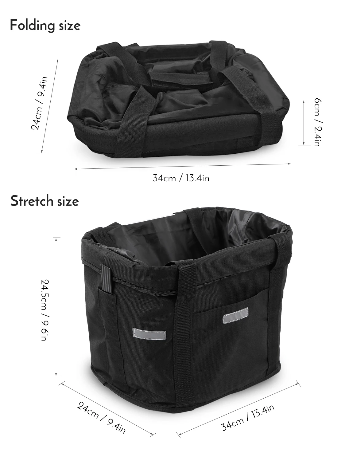 Bicycle Front Basket Removable Waterproof Bike Handlebar Basket Pet Carrier Frame Bag Bicycle Equipment For Mountain Bike